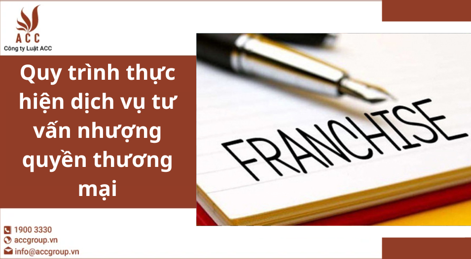 Quy trình thực hiện dịch vụ tư vấn nhượng quyền thương mại 