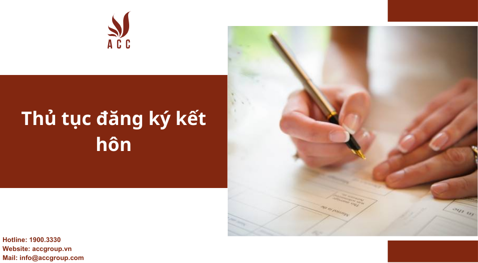 Thủ tục đăng ký kết hôn