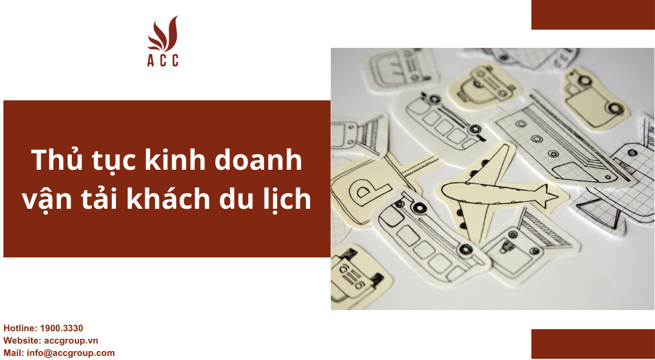 Thủ tục kinh doanh vận tải khách du lịch