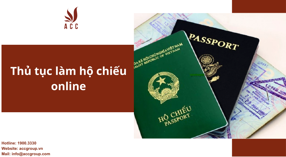 Thủ tục làm hộ chiếu online