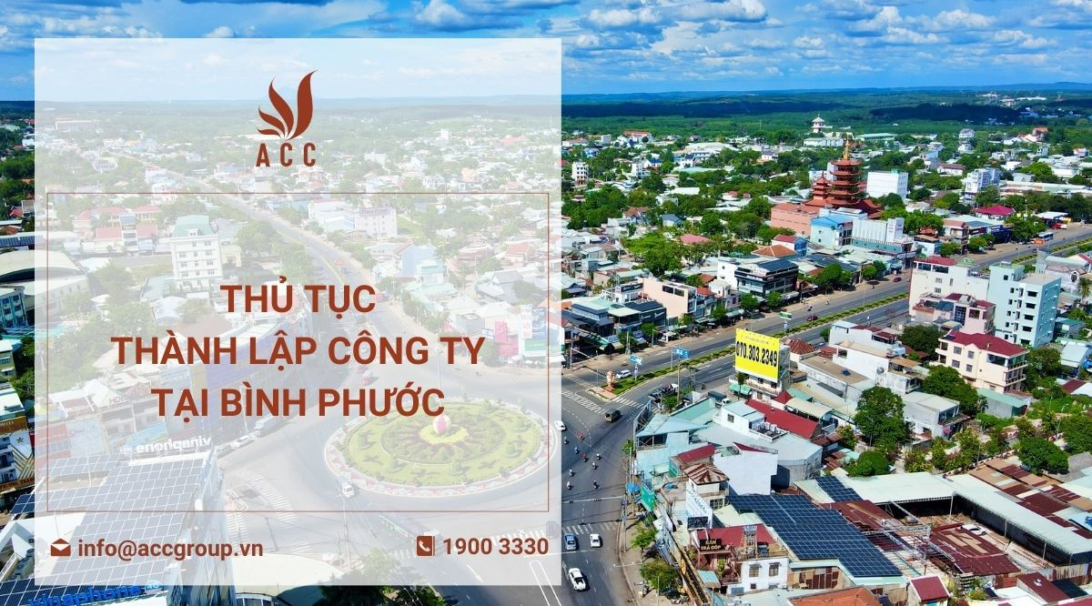 Thủ tục thành lập công ty tại Bình Phước