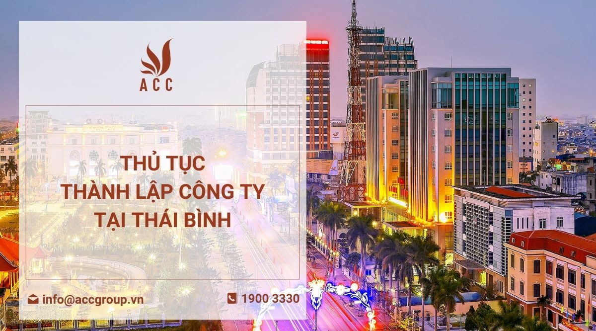 Thủ tục thành lập công ty tại Thái Bình