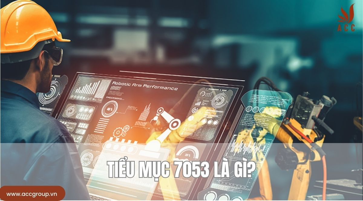 Tiểu mục 7053 là gì