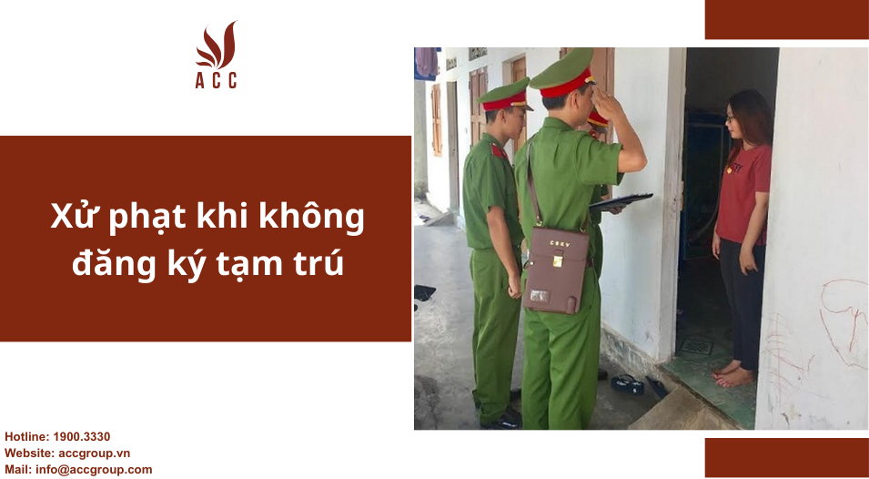 Xử phạt khi không đăng ký tạm trú