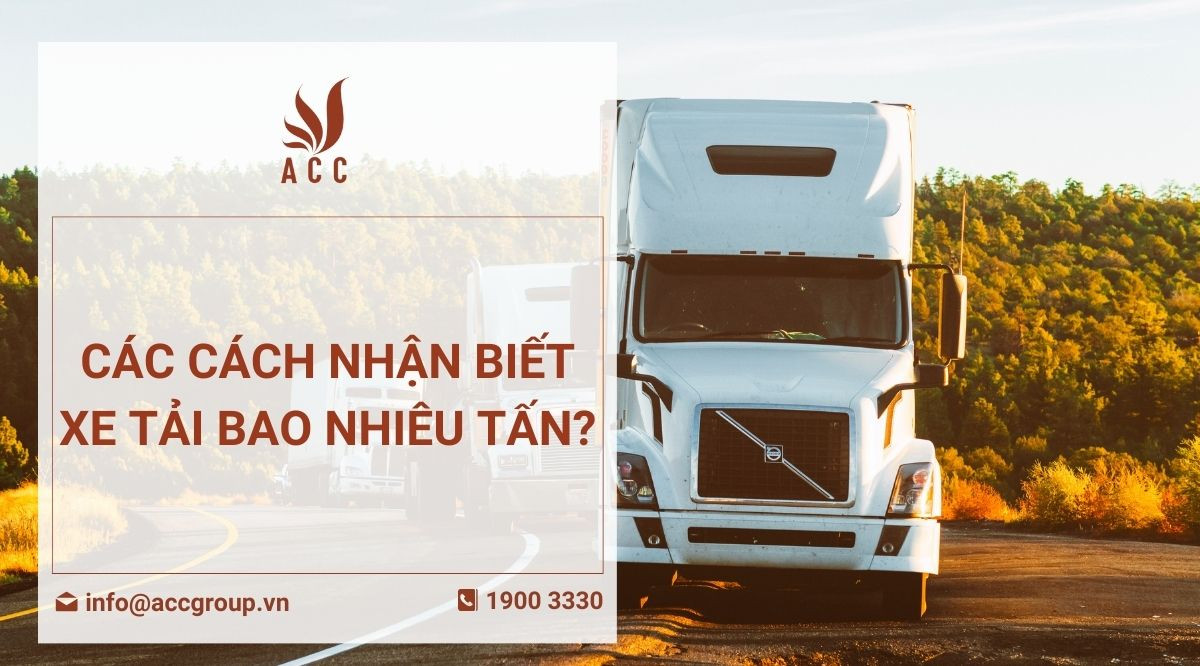 CÁC CÁCH NHẬN BIẾT XE TẢI BAO NHIÊU TẤN