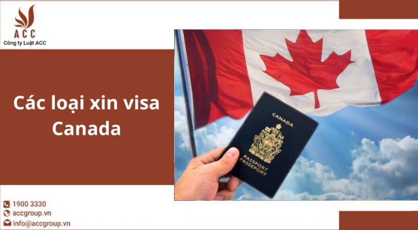 Các loại xin visa Canada