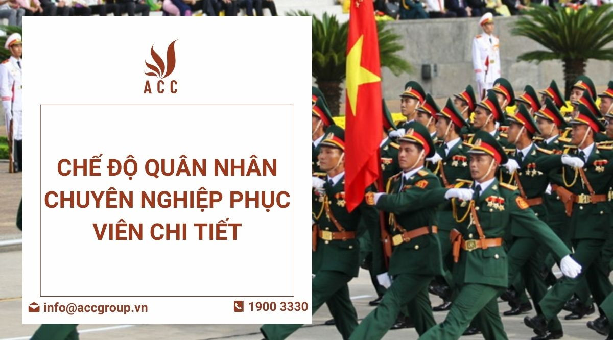 Chế độ quân nhân chuyên nghiệp phục viên chi tiết