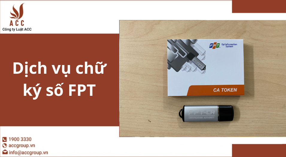Dịch vụ chữ ký số FPT