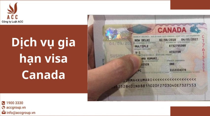 Dịch vụ gia hạn visa Canada