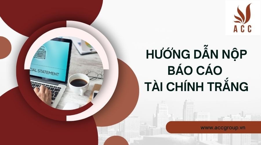 Hướng dẫn nộp báo cáo tài chính trắng