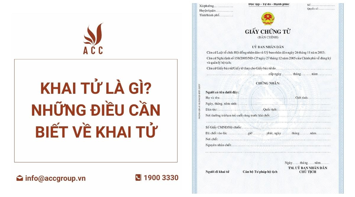 Khai tử là gì? Những điều cần biết về Khai tử