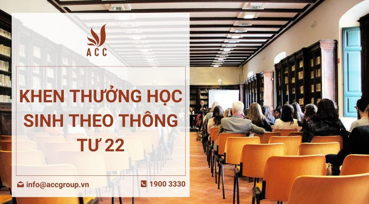 khen thưởng học sinh theo thông tư 22