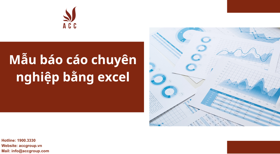 Mẫu báo cáo excel chuyên nghiệp, chính xác 