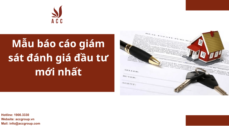 Mẫu báo cáo giám sát đánh giá đầu tư mới nhất