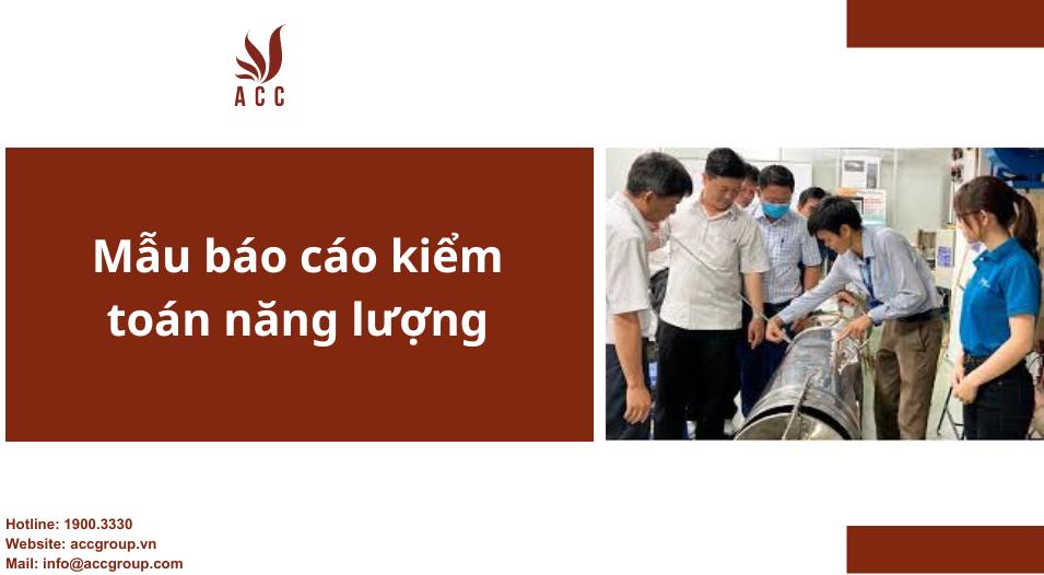 Mẫu báo cáo kiểm toán năng lượng