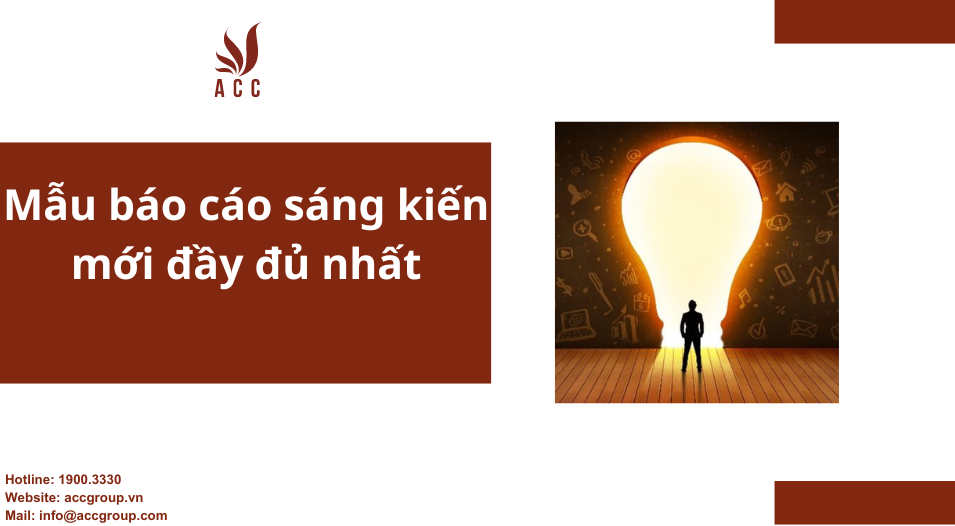 Mẫu báo cáo sáng kiến mới đầy đủ nhất