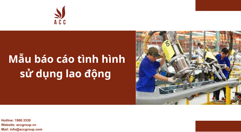 Mẫu báo cáo tình hình sử dụng lao động mới nhất