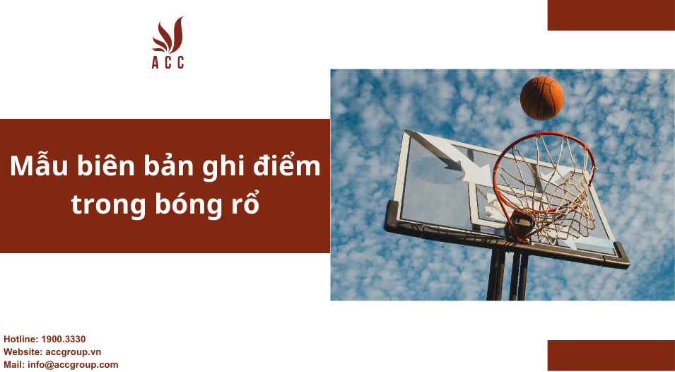 Mẫu biên bản ghi điểm trong bóng rổ