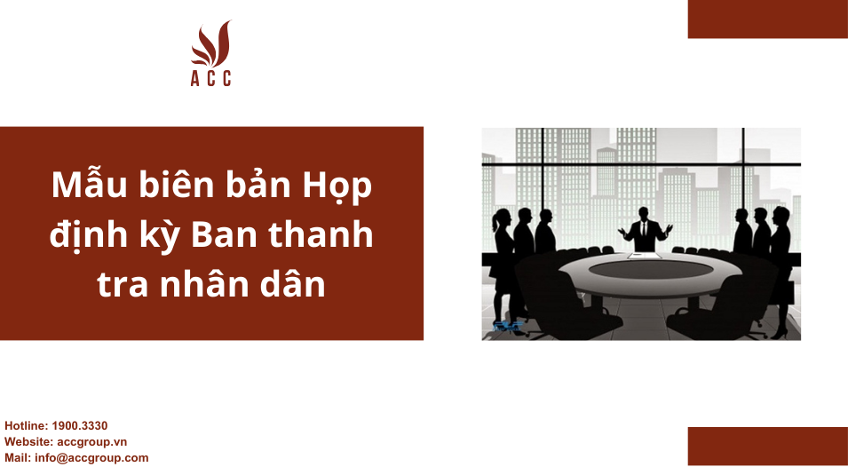 Biên bản họp Ban Thanh tra nhân dân