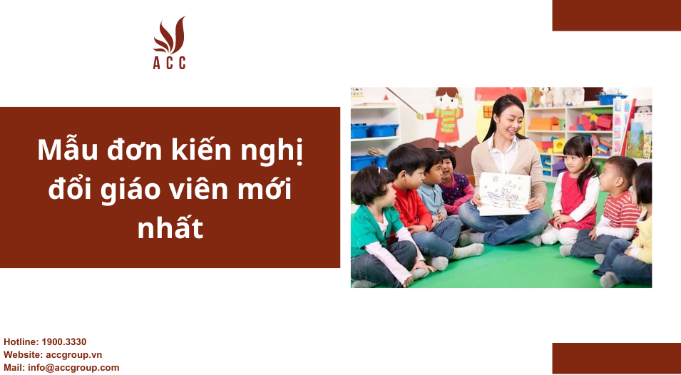 Mẫu đơn kiến nghị đổi giáo viên mới nhất