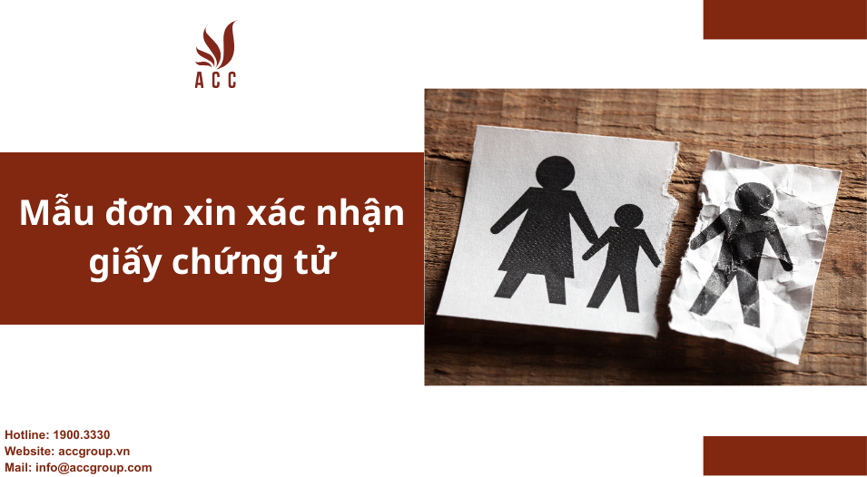 Mẫu đơn xin xác nhận giấy chứng tử