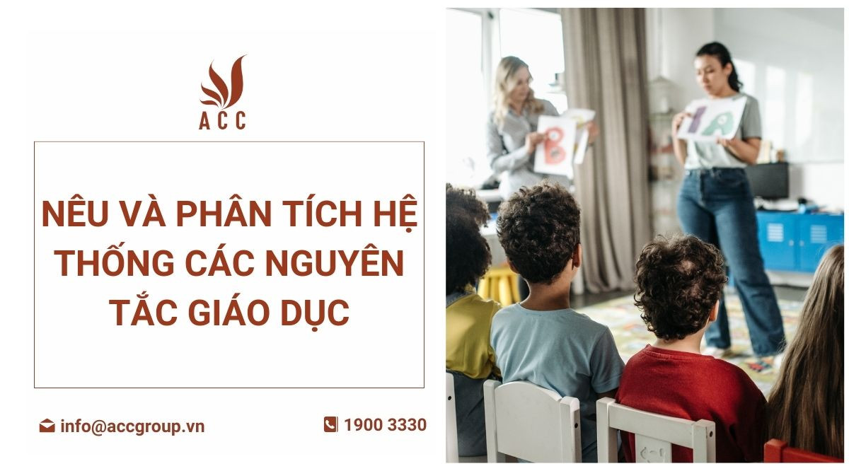 Nêu và phân tích hệ thống các nguyên tắc giáo dục