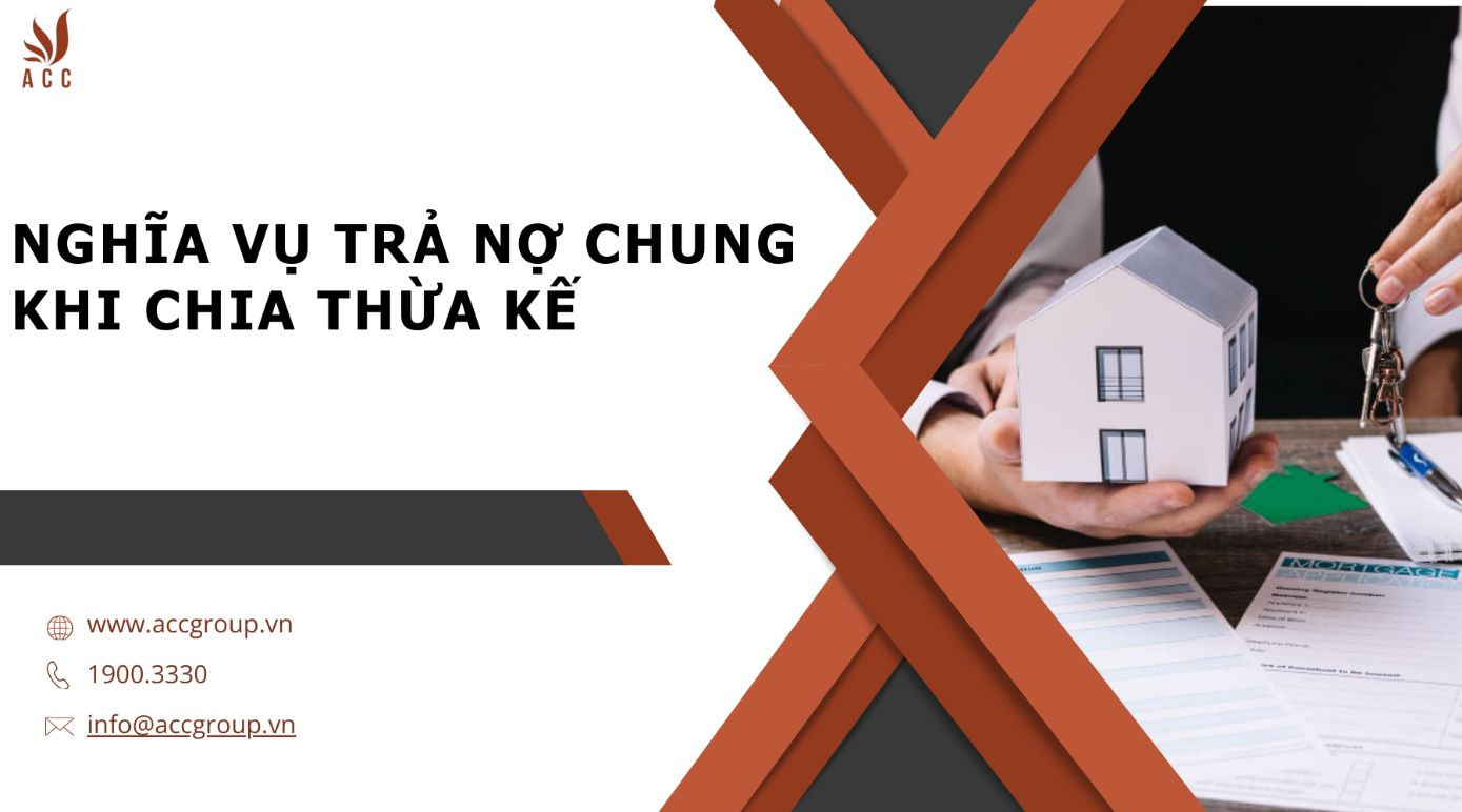 Nghĩa vụ trả nợ chung khi chia thừa kế