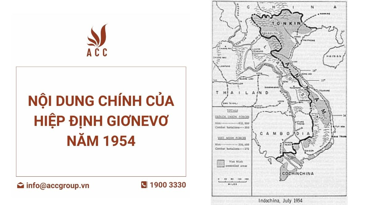 Nội dung chính của Hiệp định Giơnevơ năm 1954