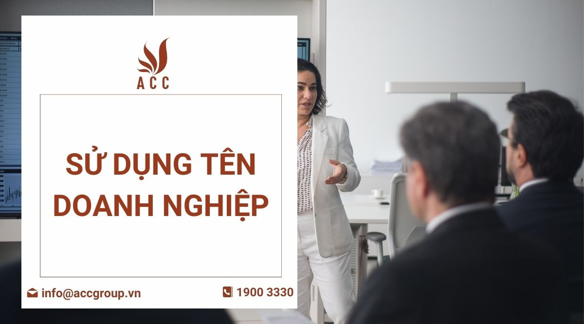 Sử dụng tên doanh nghiệp