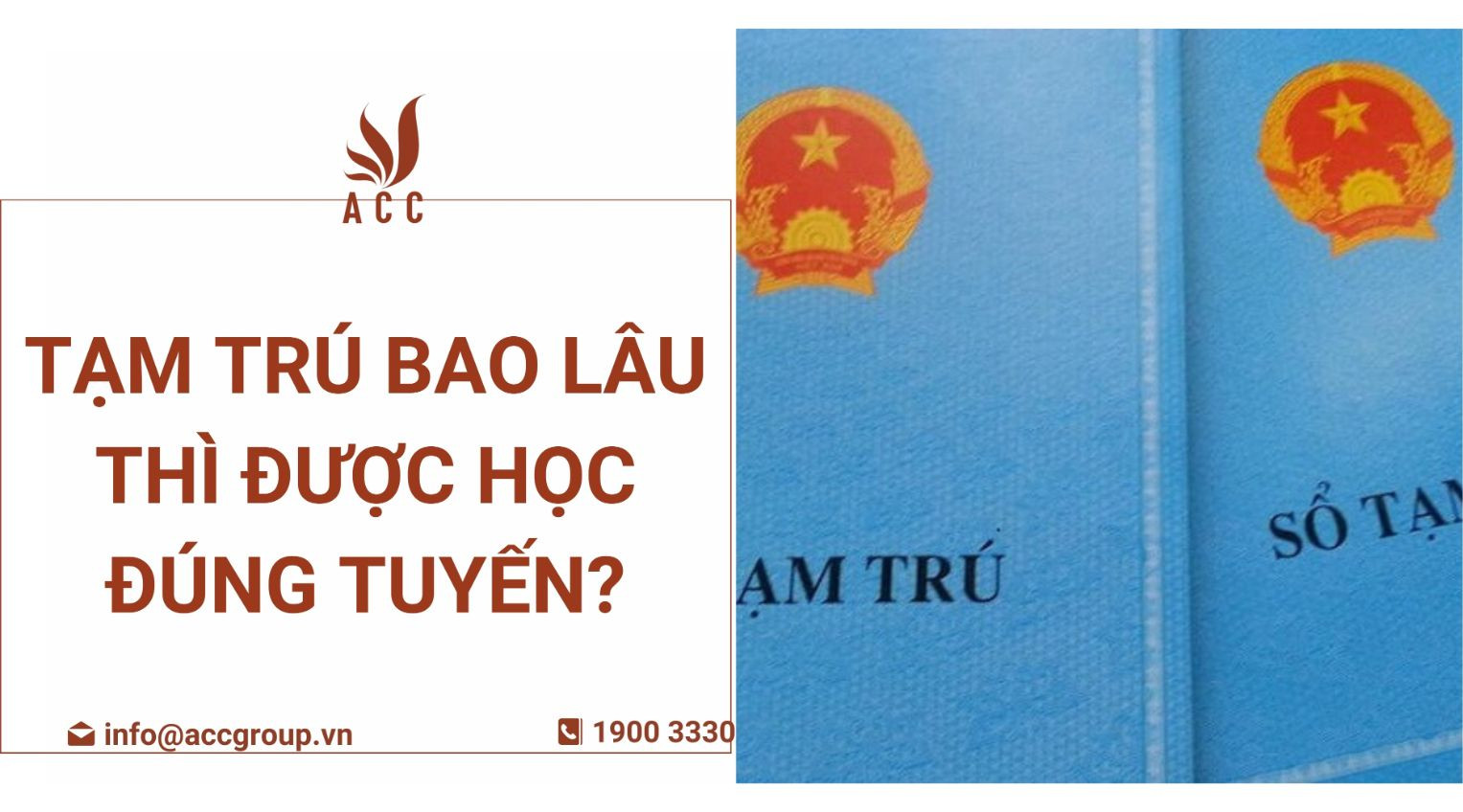 Tạm trú bao lâu thì được học đúng tuyến?