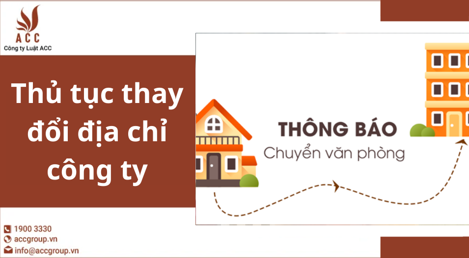Thủ tục thay đổi địa chỉ công ty