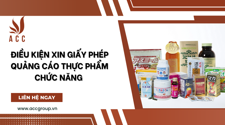 Điều kiện xin giấy phép quảng cáo thực phẩm chức năng 