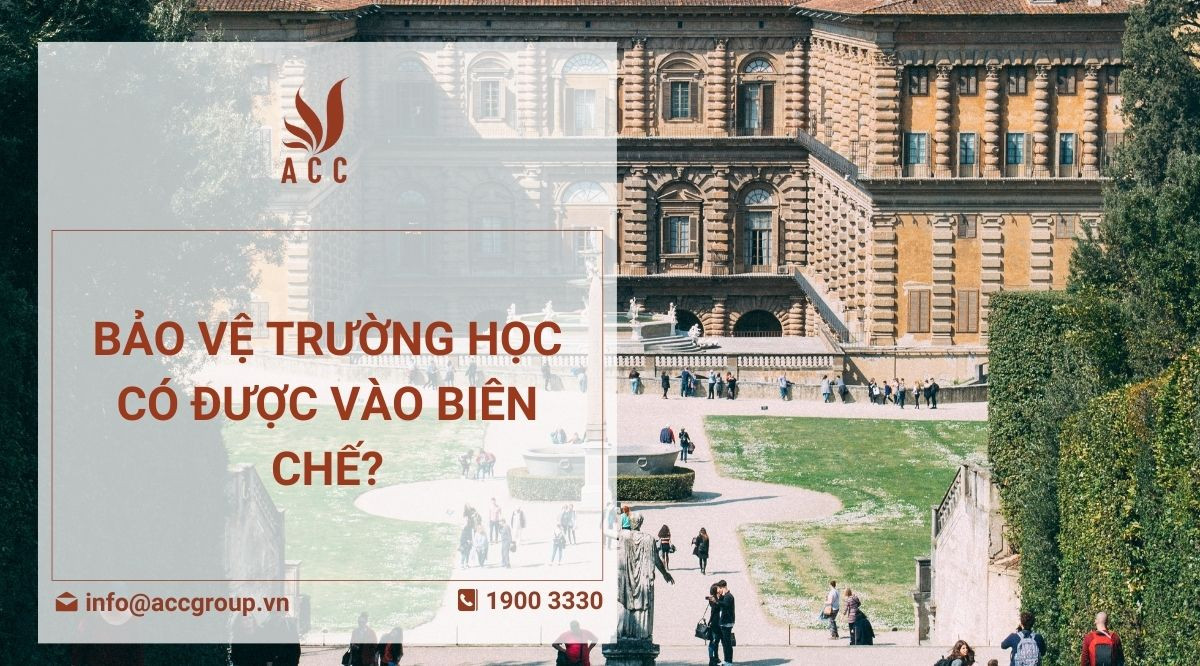 Bảo vệ trường học có được vào biên chế