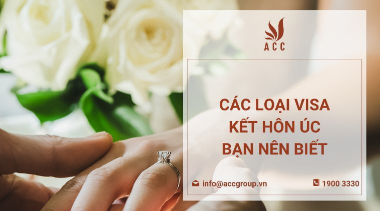 Các loại visa kết hôn Úc bạn nên biết