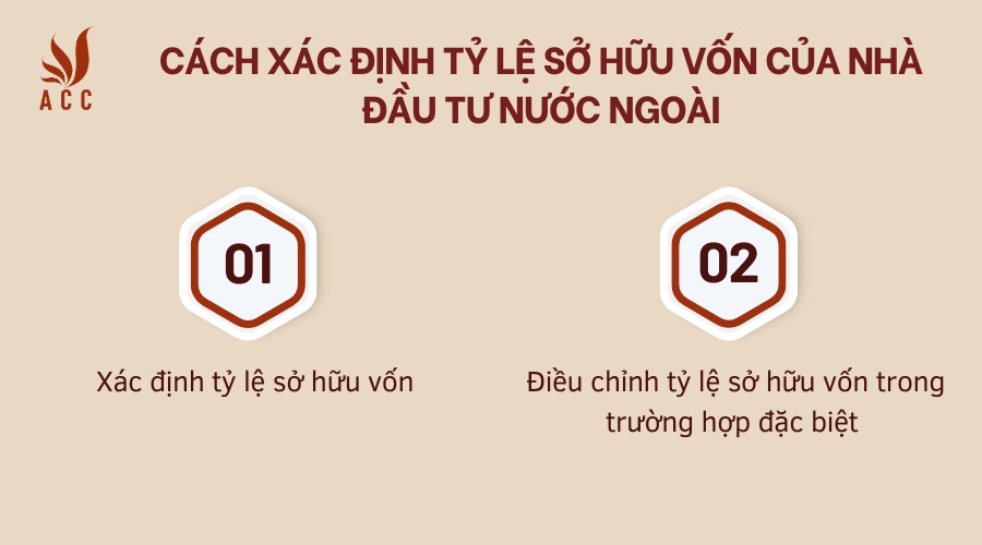 Cách xác định tỷ lệ sở hữu vốn của nhà đầu tư nước ngoài