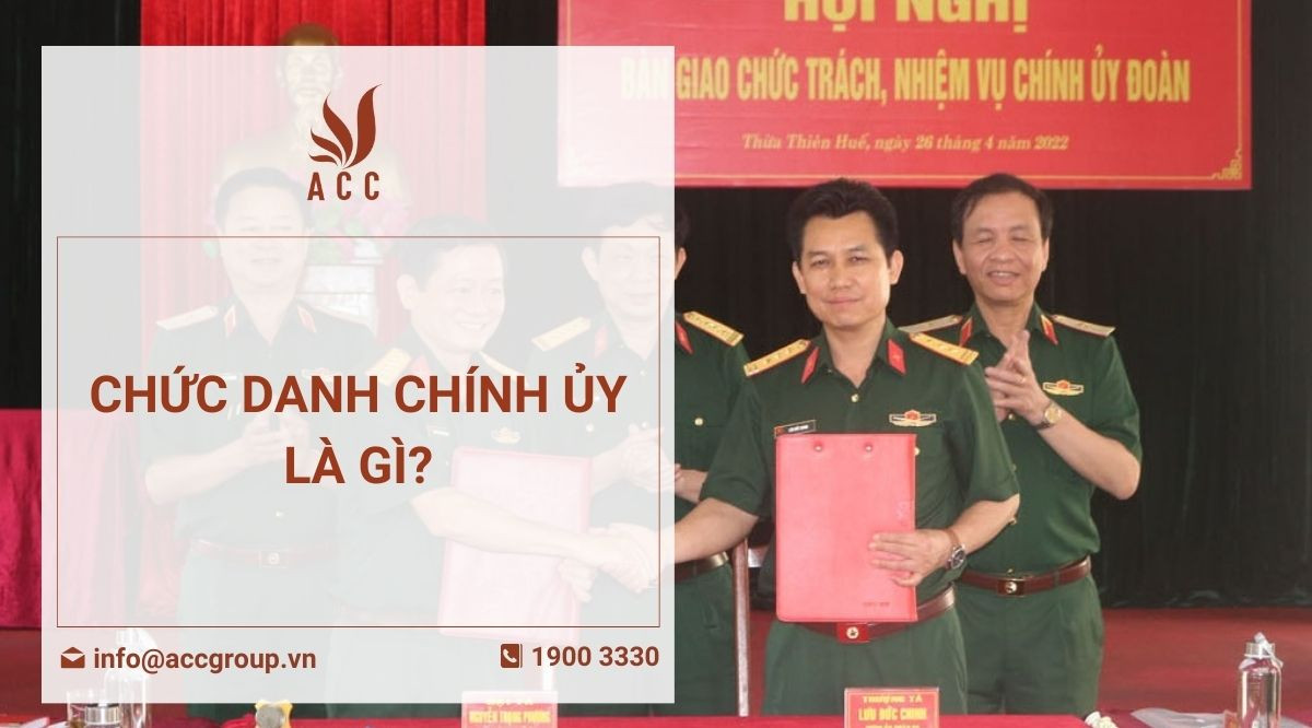 Chức danh chính ủy là gì