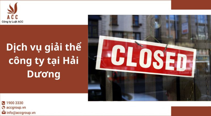 Dịch vụ giải thể công ty tại Hải Dương