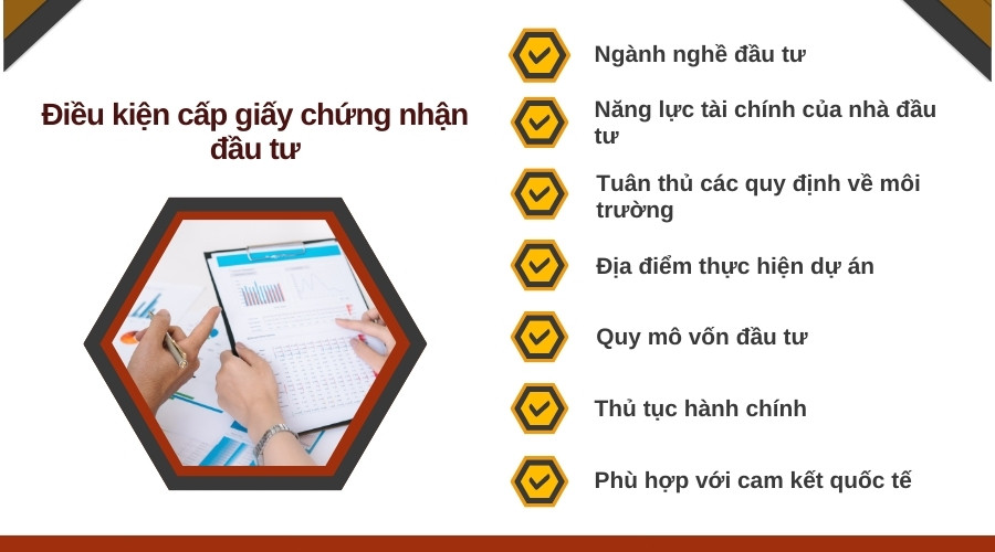  Điều kiện cấp giấy chứng nhận đầu tư