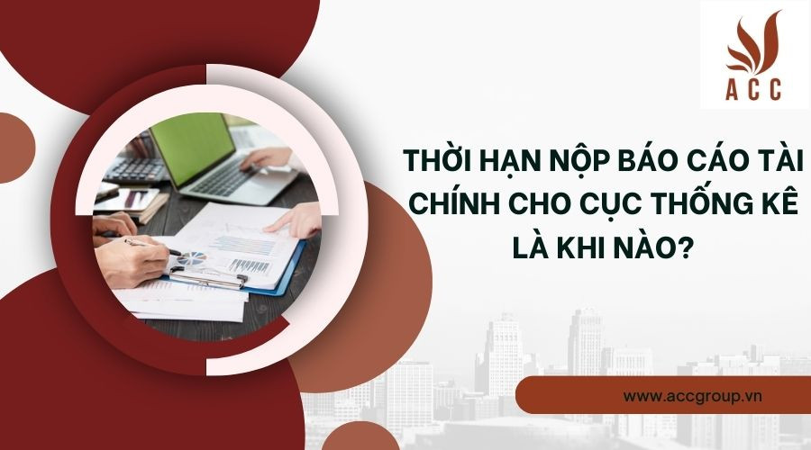 Thời hạn nộp báo cáo tài chính cho cục thống kê là khi nào
