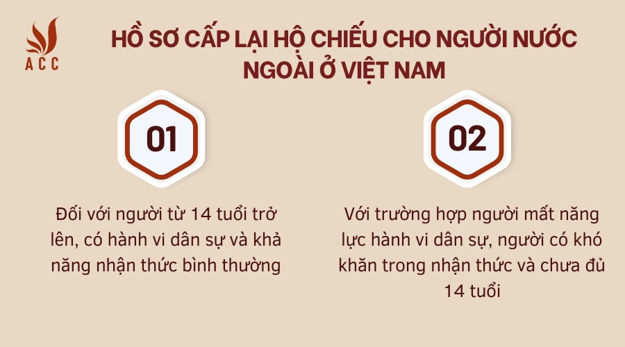 Hồ sơ cấp lại hộ chiếu cho người nước ngoài ở Việt Nam