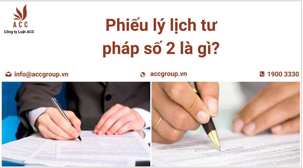 Phiếu lý lịch tư pháp số 2 là gì