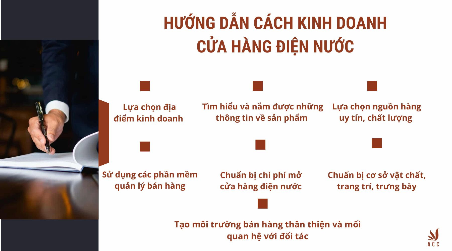 Hướng dẫn cách kinh doanh cửa hàng điện nước