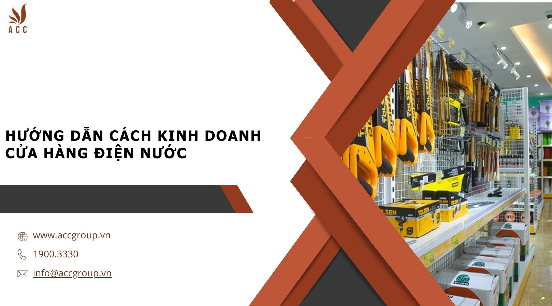 Hướng dẫn cách kinh doanh cửa hàng điện nước
