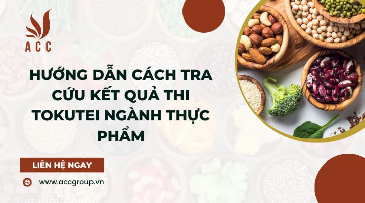 Hướng dẫn cách tra cứu kết quả thi tokutei ngành thực phẩm