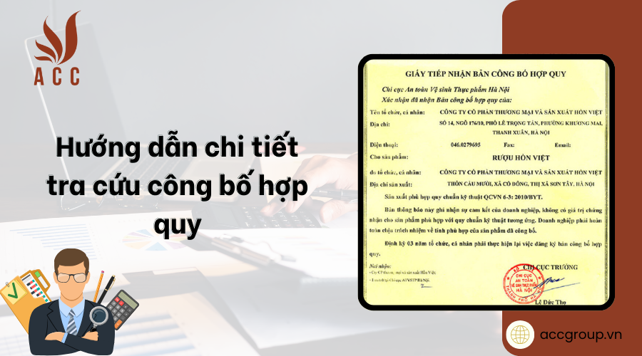 Hướng dẫn chi tiết tra cứu công bố hợp quy