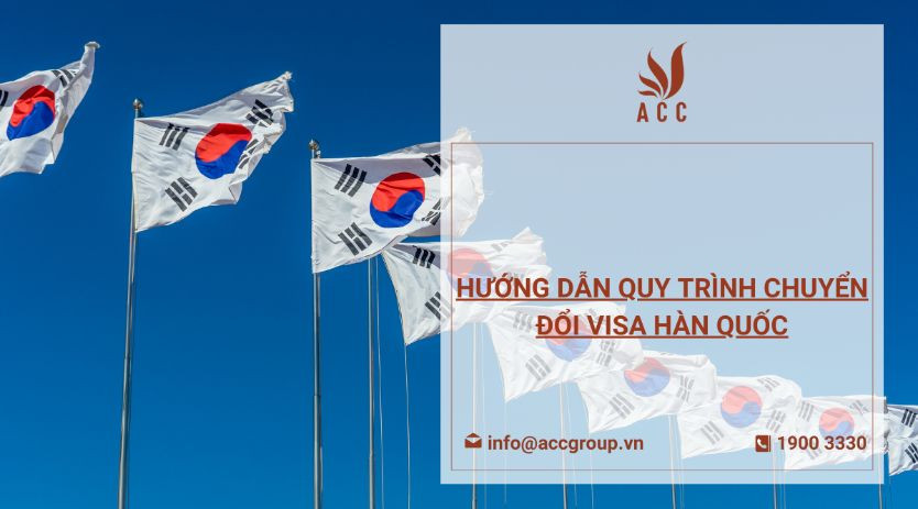 Hướng dẫn quy trình chuyển đổi visa Hàn Quốc