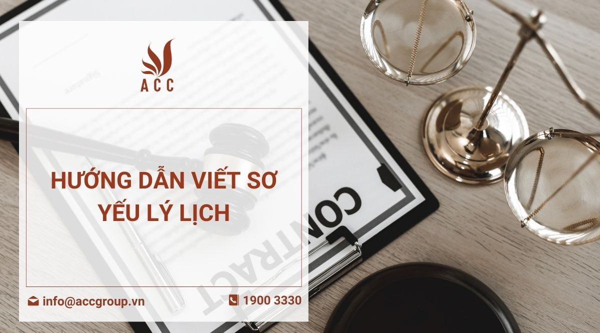 Hướng dẫn viết sơ yếu lý lịch