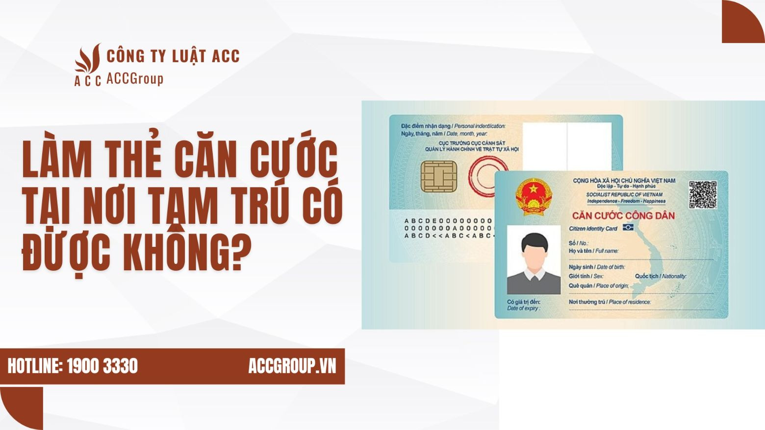 Làm thẻ Căn cước tại nơi tạm trú có được không?