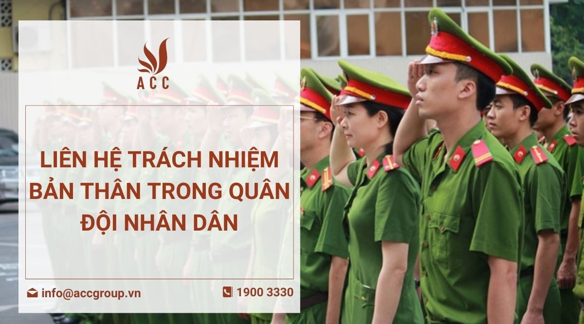Liên hệ trách nhiệm bản thân trong quân đội nhân dân