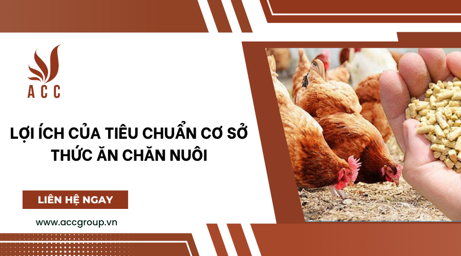 Lợi ích của tiêu chuẩn cơ sở thức ăn chăn nuôi